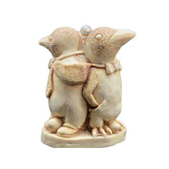 Harmony Kingdom Unexpected Arrival Penguins Trinket Box, Altered? Swarovski? - Picture 7 of 12